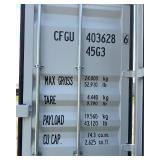 One Trip Sea Container, 4 Side Doors, 40