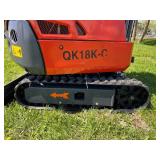 AGT Mini Excavator QK18K-C with Powered Thumb