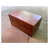 Large Wood Storage Trunk