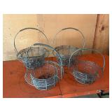 Four Wire Egg Gathering Baskets