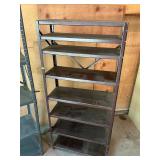 Two Metal Storage Shelves