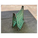 Vintage Aluminum Folding Patio Chaise Lounge Lawn Chair