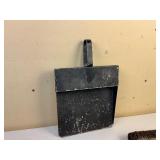 Antique Metal Dustpan and Hand Brooms/Paint Brushes
