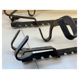 Two Antique Cast Iron Ladder Jacks Scaffolding Brackets