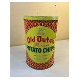 Old Dutch Potato Chip Tin