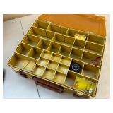 Two Vintage Plano Magnum Double Sided Tackle Box with Fishing Lures and other Contents