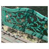 Wood and cast Iron Bench