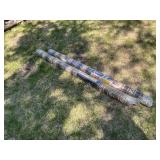 Two Vintage Woven Shades