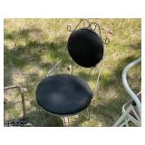 Step Stool and Chair Lot with Cart