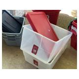 Plastic Storage Container Lot