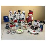 Snowman Figure Lot