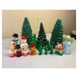 Vintage Christmas Candle Lot