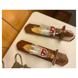 Two Pair of Vintage Candle Wall Sconces