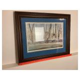 "First Snow Mallards" Print by Robert Lewis