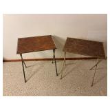 Two Vintage TV Tray