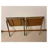 Two Vintage TV Tray
