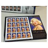 Marilyn Monroe, James Dean, & Richard Nixon Commemorative Stamps