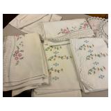 Embroidered Tablecloths, Doilies, & Pillow Covers
