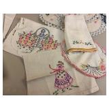 Embroidered Tablecloths, Doilies, & Pillow Covers
