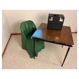 Singer Sewing Machine with Table and Chair