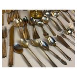 Vintage Silver-Plated Silverware Flatware Lot