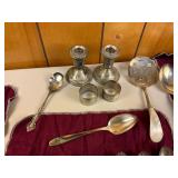 Vintage Silver-Plated Oneida Queen Bess II Pattern Flatware Silverware Lot
