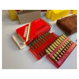 Rifle Cartridge Ammunition Lot with Tool Box