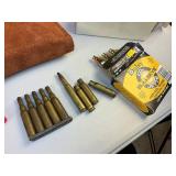 Rifle Cartridge Ammunition Lot with Tool Box
