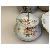 Two & Three Tier Serving Plates plus Large Platter