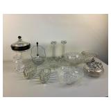 Clear Glass Crystal Lot