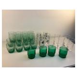 Vintage Glass Tumbler Lot