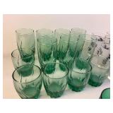 Vintage Glass Tumbler Lot