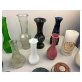 Flower Vases and Candle Holder Lot