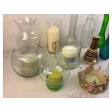 Flower Vases and Candle Holder Lot