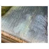 Pair of Blue/Gray Crushed Velvet Lounge Chairs