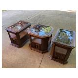 Set of Three End Tables
