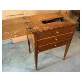 Elna Supermatic Sewing Machine and Cabinet