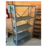 Two Metal Storage Shelves