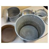 Vintage Aluminum Nesting Camp Cooking Pots and Pan Set