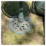 Three Plastic Bird Baths