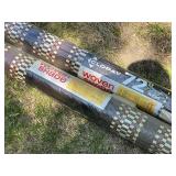 Two Vintage Woven Shades