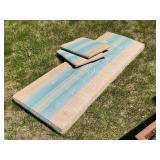 Vintage Wood Lawn Chaise