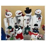Snowman Figure Lot