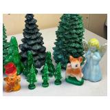 Vintage Christmas Candle Lot