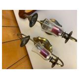 Two Pair of Vintage Candle Wall Sconces