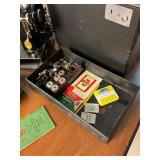 Singer Sewing Machine with Table and Chair