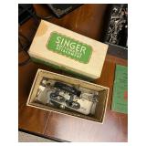 Singer Sewing Machine with Table and Chair