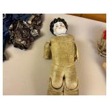 Antique German JDK & Bisque Porcelain Dolls with Clothes