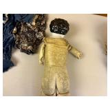 Antique German JDK & Bisque Porcelain Dolls with Clothes