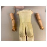 Antique German JDK & Bisque Porcelain Dolls with Clothes